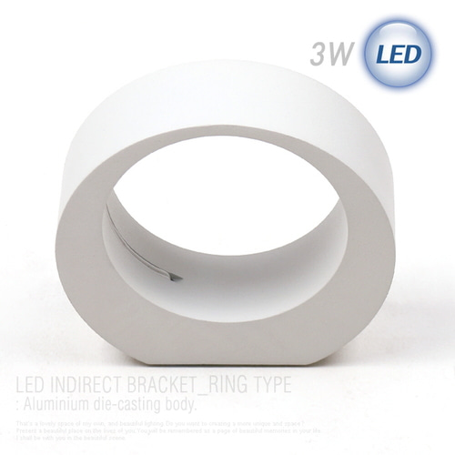 (FL) LED 링 캐스팅 벽등 3W 벽등보조등/무드등/실내벽등/인테리어등