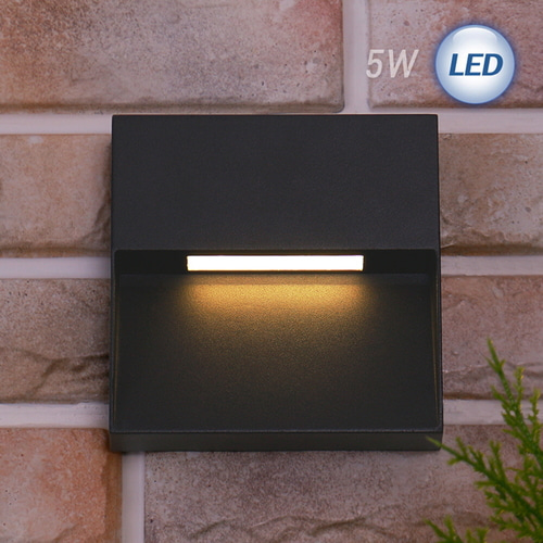 (FL) LED 3012 사각 외부벽등 5W 보조등/실외등/무드등/외부등