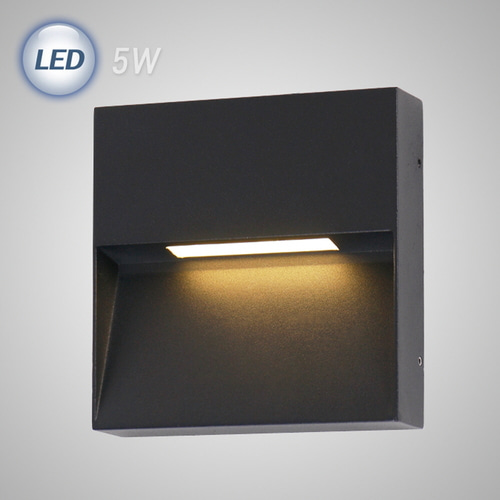 (FL) LED 3012 사각 외부벽등 5W 보조등/실외등/무드등/외부등