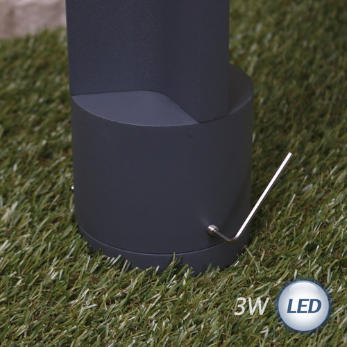 (FL) LED 브레인 볼라드 COB 3W 잔디등/정원등/야외등/실외등