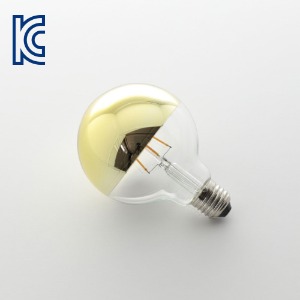 LED 전구 G95 하프미러 필라멘트 LED 4W